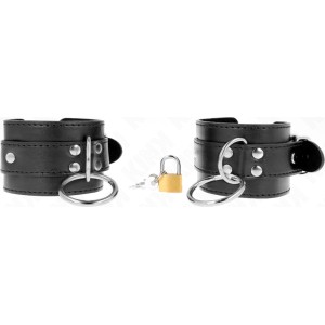Kink Wrist Restraint KINK - O-RING LOCKED WRIST RESTRAINTS BLACK ADJUSTABLE 20-28 CM X 5.5 CM