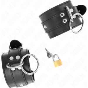 Kink Wrist Restraint KINK - O-RING LOCKED WRIST RESTRAINTS BLACK ADJUSTABLE 20-28 CM X 5.5 CM