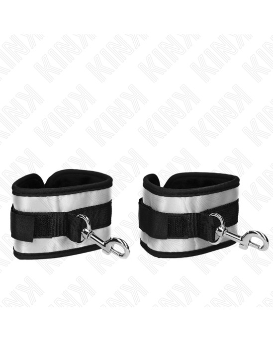 Kink Wrist Restraint KINK - NEOPRENE WRIST CUFFS GREY 23 X 5 CM