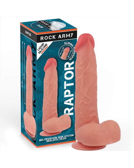 Rock Army ROCKARMY - LIQUID SILICONE RAPTOR 24 CM -O- 4.4 CM