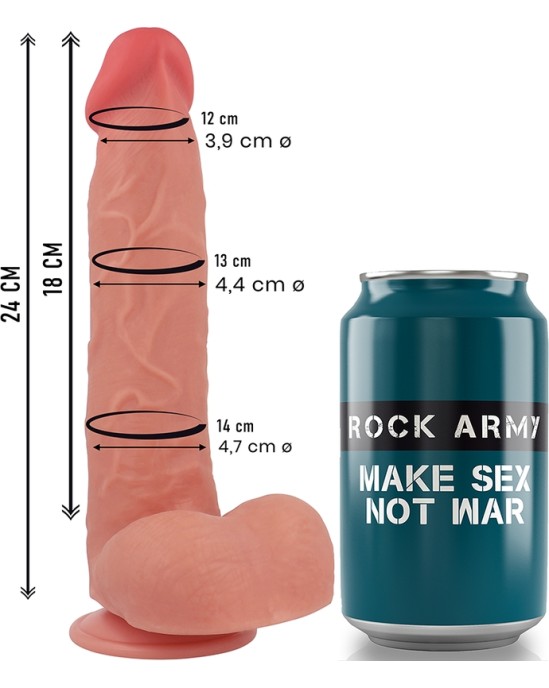 Rock Army ROCKARMY - LIQUID SILICONE RAPTOR 24 CM -O- 4.4 CM