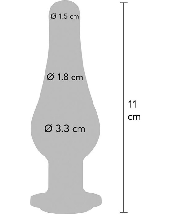 Toyjoy ANAL PLAY TWILIGHT BUM BIJOU MEDIUM ANAL PLUG