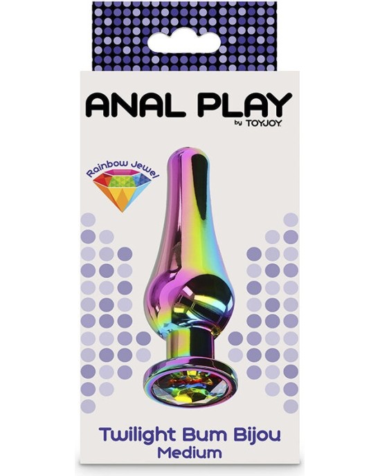 Toyjoy ANAL PLAY TWILIGHT BUM BIJOU MEDIUM ANAL PLUG