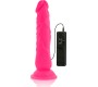 Diversia FLEXIBLE VIBRATING DILDO PINK 21 CM -O- 4.9 CM