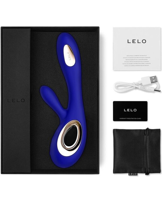 Lelo SORAYA WAVE VIBRATOR RABBIT MIDNIGHT BLUE
