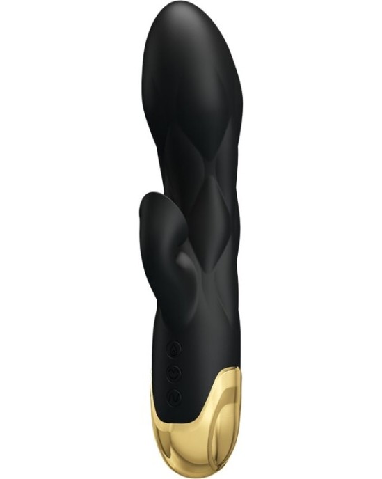 Pretty Love C-Type PRETTY LOVE - BLACK RECHARGEABLE GOLD PLATED LUXURY VIBRATOR