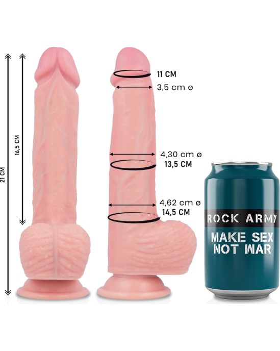 Rock Army ROCKARMY - LIQUID SILICONE PREMIUM SPITFIRE REALISTIC 21 CM -O- 4.62 CM