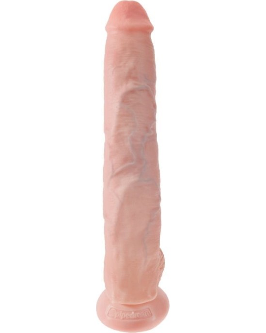 King Cock DILDO WITH BALLS 35.6 CM FLESH