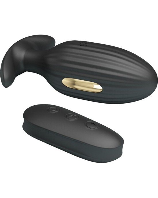 Pretty Love Bottom PRETTY LOVE - KELLY PLUG ANAL RECHARGEABLE VIBRATOR BLACK