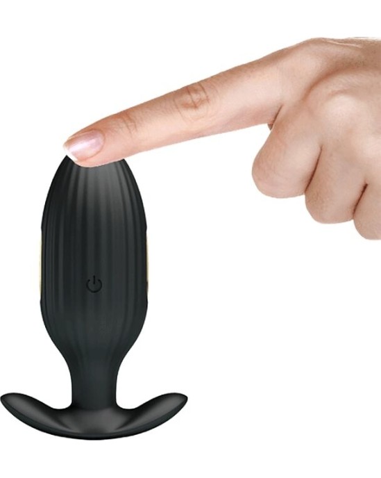 Pretty Love Bottom PRETTY LOVE - KELLY PLUG ANAL RECHARGEABLE VIBRATOR BLACK