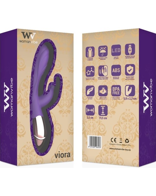 Womanvibe VIORA SILICONE RECHARGEABLE VIBRATOR