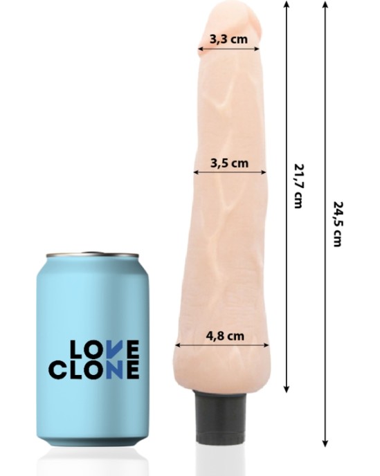 Loveclone RAGNAR SELF LUBRICATION VIBRATOR 24.5 CM -O- 3.5 CM