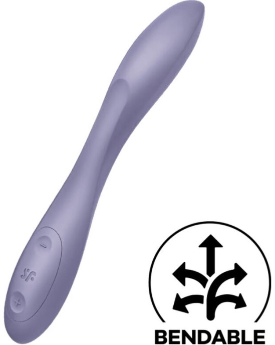 Satisfyer Vibrator SATISFYER - G-SPOT FLEX 2 MULTI VIBRATOR PURPLE