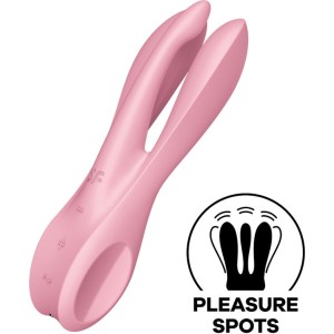 Satisfyer Vibrator SATISFYER - THREESOME 1 VIBRATOR PINK