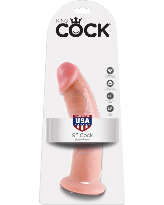 King Cock 22,56 cm Cock - Flesh