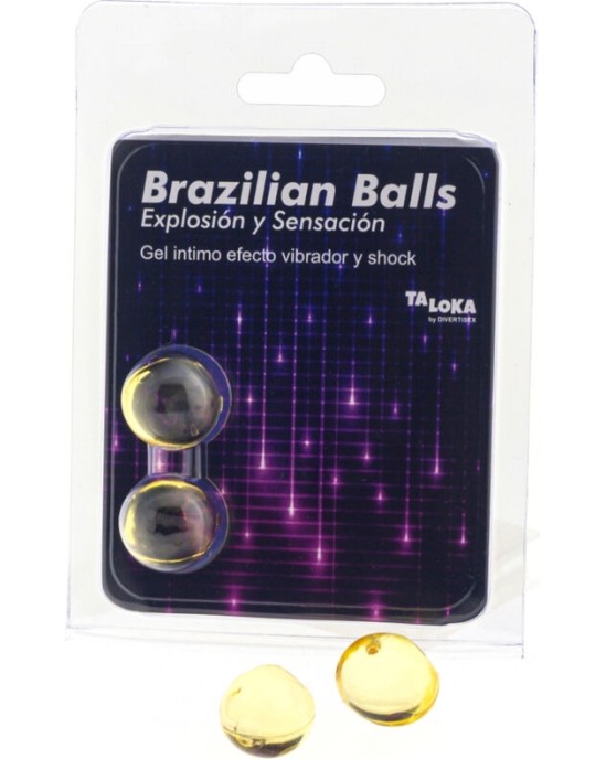 Taloka 2 BRAZILIAN BALLS VIBRATING & SHOCK EFFECT EXCITING GEL