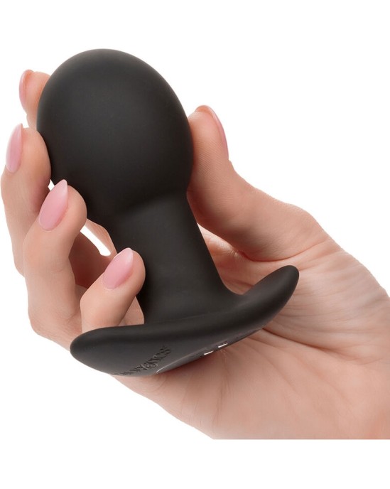 Calexotics ROCK BOTTOM ANAL PLUG 10 VIBRATIONS SILICONE BLACK