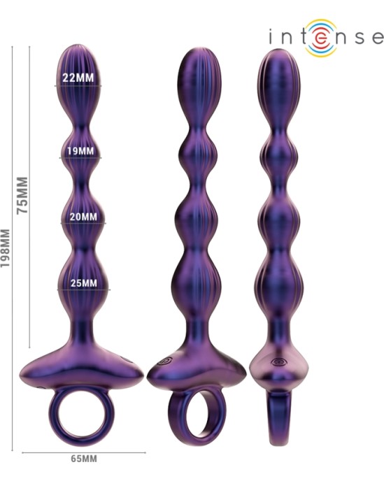 Intense Anal Toys INTENSE - JACKIE VIBRATING ANAL PLUG MODEL 1 REMOTE CONTROL