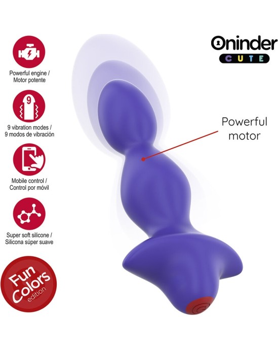 Oninder Cute LOVE BUTT VIBRATING ANAL PLUG DILATOR - FREE WORLDWIDE APP