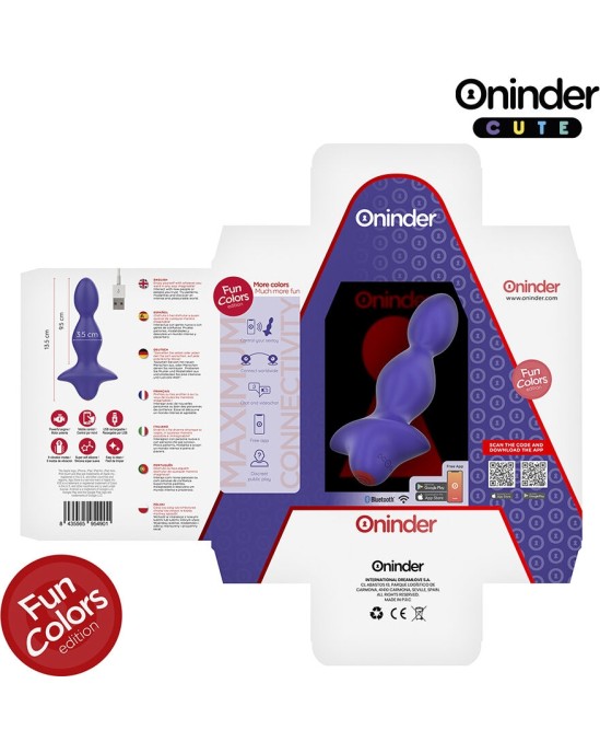 Oninder Cute LOVE BUTT VIBRATING ANAL PLUG DILATOR - FREE WORLDWIDE APP