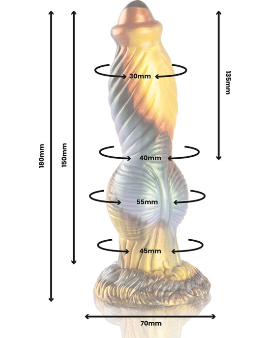 Epic PHOENIX DILDO THE RESURGENCE OF PLEASURE RECHARGEABLE REMOTE CONTROL