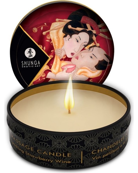 Shunga Candles SHUNGA - MINI CARESS BY CANDLELIGHT DISPLAY MASSAGE CANDLES 24 UNITS
