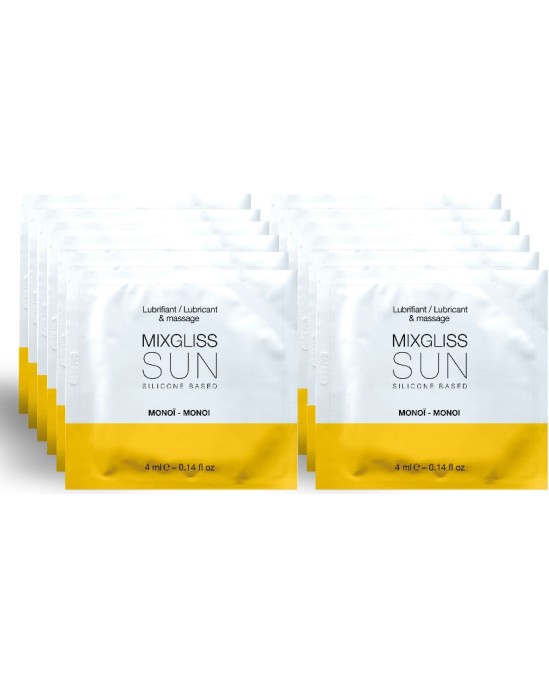 Mixgliss SILICONE BASED LUBRICANT AROMA MONOI 12 SINGLE DOSE 4ML