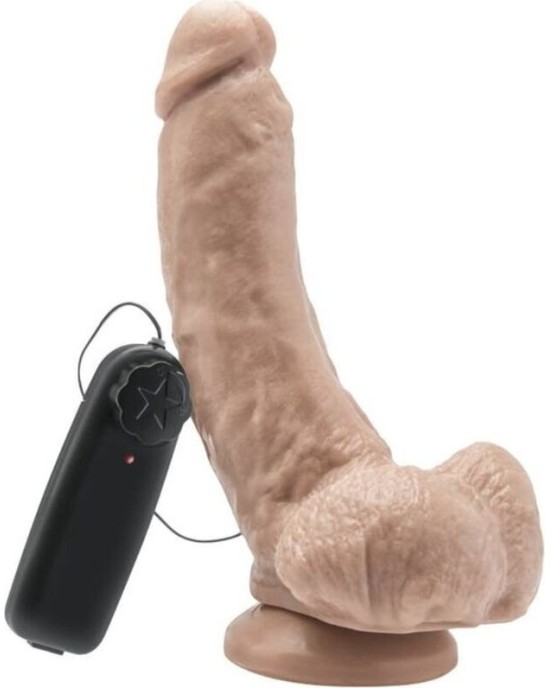 Get Real DILDO 20,5 CM WITH BALLS VIBRATOR SKIN