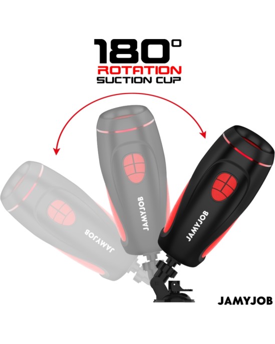Jamyjob PYSTON BASE AUTOMATIC MASTURBATOR WITH REMOTE CONTROL DILDO
