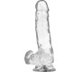 X Ray CLEAR COCK WITH BALLS 18.5 CM -O- 3.8 CM