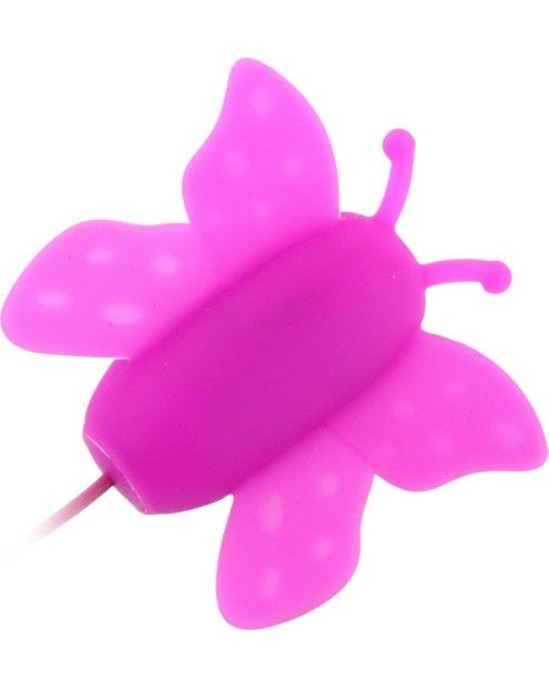 Baile Stimulating BAILE - LOVE EGGS BUTTERFLY CLITORIS STIMULATOR 12 SPEEDS LILAC REMOTE CONTROL