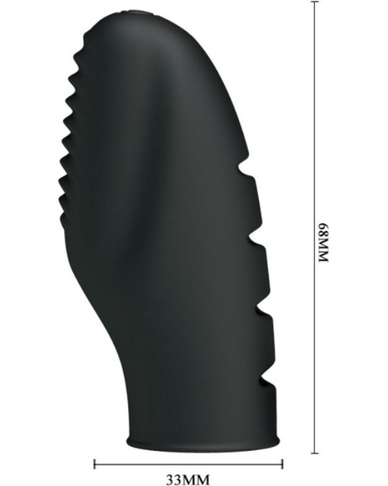 Pretty Love Flirtation PRETTY LOVE - FLIRTATION STANFORD BLACK VIBRATION THIMBLE