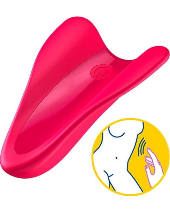 Satisfyer Vibrator SATISFYER - HIGH FLY FINGER VIBRATOR FUCHSIA