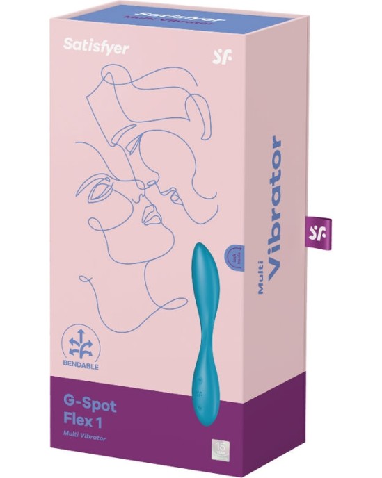 Satisfyer Vibrator SATISFYER - G-SPOT FLEX 1 MULTI VIBRATOR BLUE