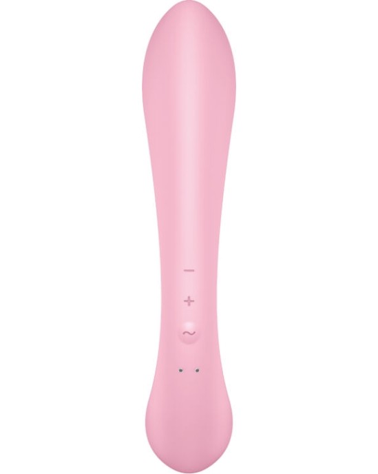 Satisfyer Vibrator SATISFYER - TRIPLE OH HYBRID VIBRATION PINK