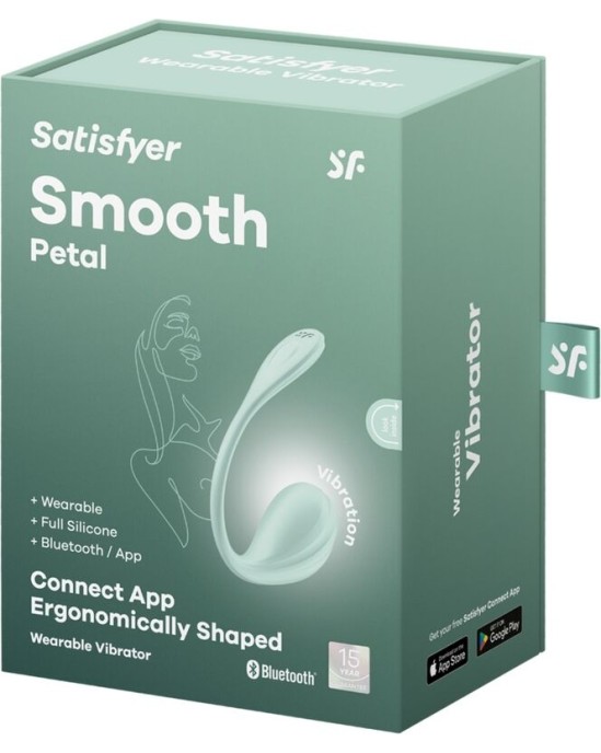 Satisfyer Partner SATISFYER - SMOOTH PETAL G-POINT STIMULATOR WATER GREEN FREE APP