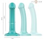 Intense Fun INTENSE - KATIE VIBRATOR WITH SUCTION CUP 10 VIBRATIONS BLUE REMOTE CONTROL
