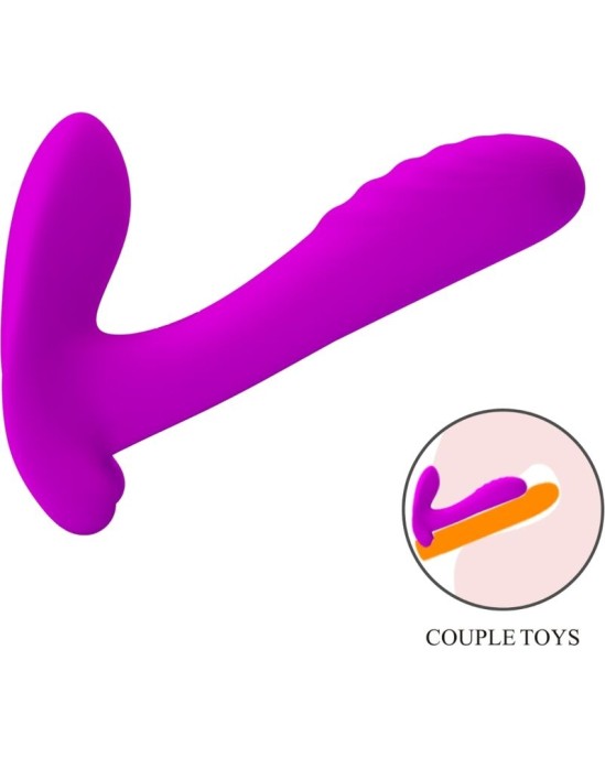 Pretty Love MASSAGER & VIBRATOR 12 VIBRATIONS REMOTE CONTROL PURPLE