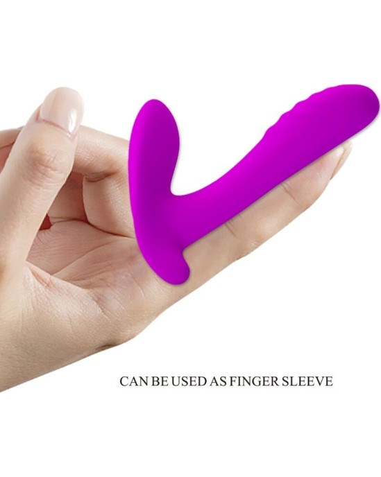 Pretty Love MASSAGER & VIBRATOR 12 VIBRATIONS REMOTE CONTROL PURPLE