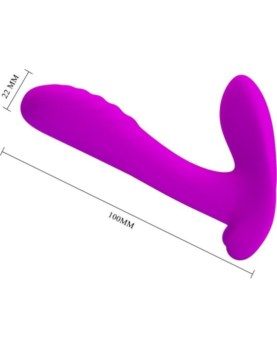 Pretty Love MASSAGER & VIBRATOR 12 VIBRATIONS REMOTE CONTROL PURPLE