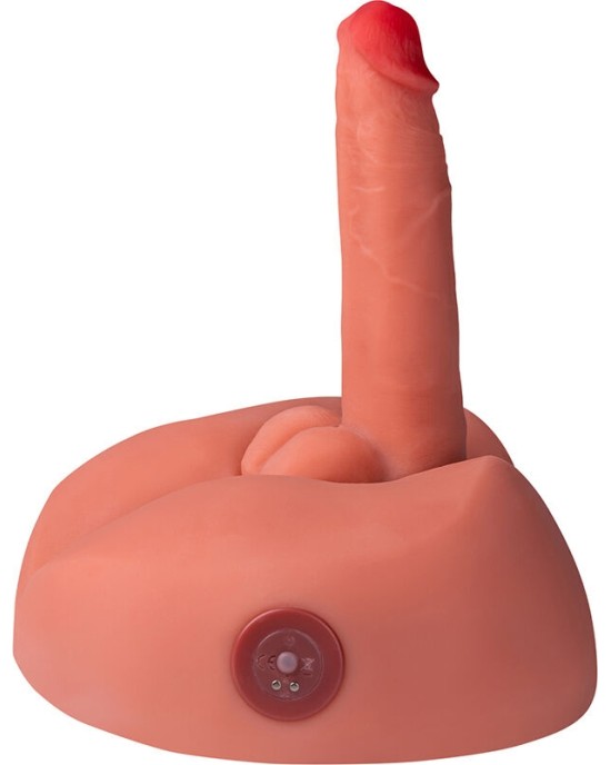 Xise HONEY REALISTIC DILDO MASTURBATOR WITH VIBRATION 25 CM