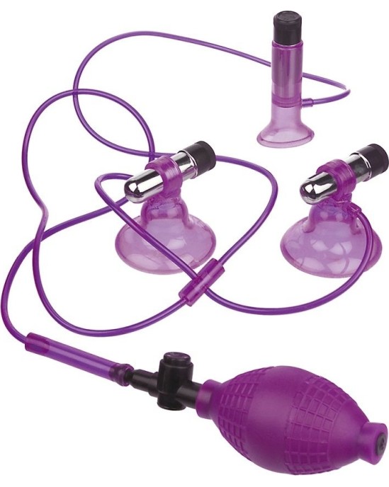 Fetish Fantasy Series TRIPLE SUCTION VIBRATOR
