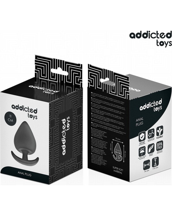Addicted Toys ANAL PLUG SILICONE SIZE XXL 11 CM