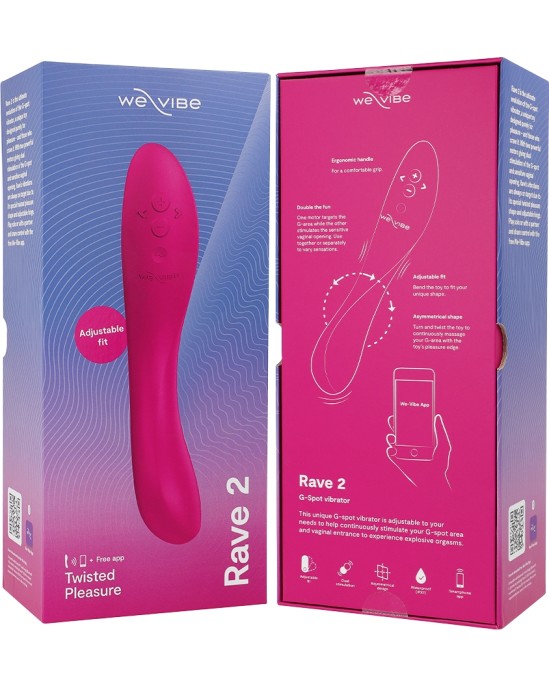 We-Vibe RAVE 2 G-SPOT VIBRATOR PINK