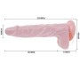 Baile Vibrators BAILE - SUPER ROTA DONG REALISTIC DILDO 20.5 CM