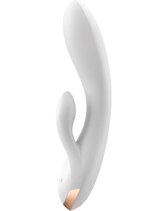 Satisfyer Connect SATISFYER - DOUBLE FLEX VIBRATOR APP WHITE