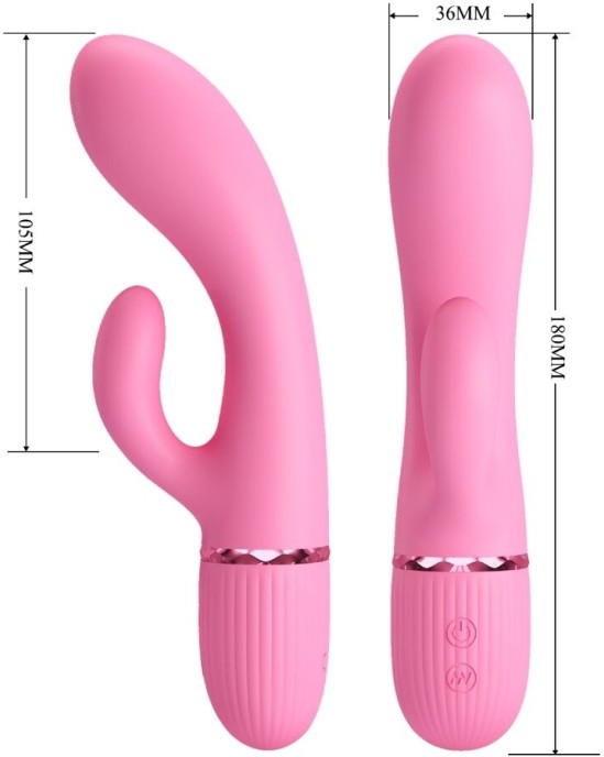 Pretty Love Flirtation PRETTY LOVE - MARSKI RABBIT VIBRATOR & G-SPOT PINK