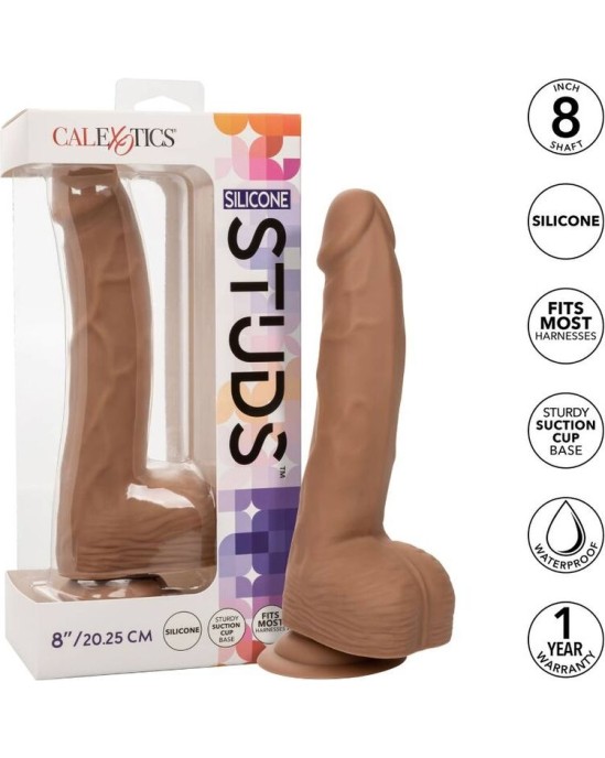 Calexotics SILICONE STUDS 20.32 CM BROWN