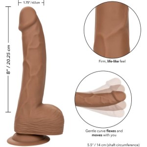 Calexotics SILICONE STUDS 20.32 CM BROWN