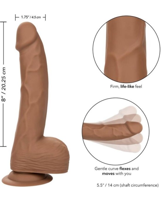 Calexotics SILICONE STUDS 20.32 CM BROWN